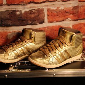 Adidas - Womens - Gold - Size 8